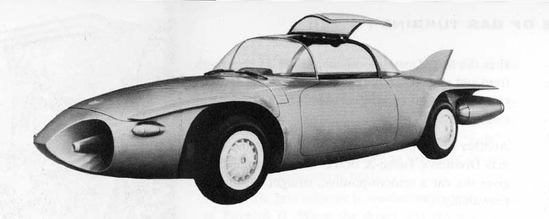 GM FIREBIRD II Family size gas turbine prototype 1956